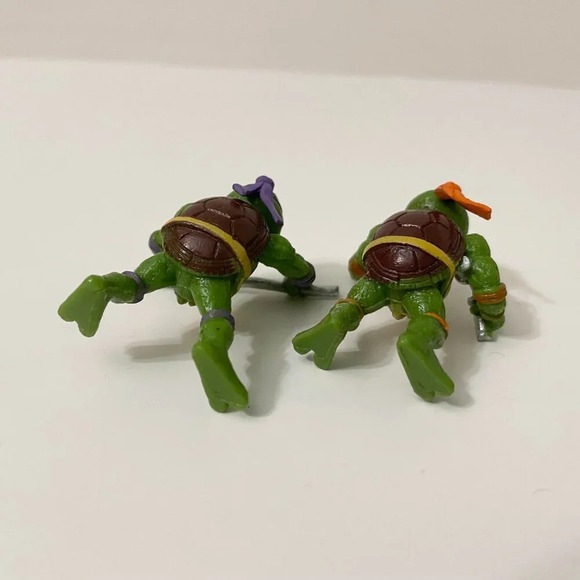 Mini TMNT Figures Ninja Turtles Cake Toppers Lot of 6 - Picture 10 of 10